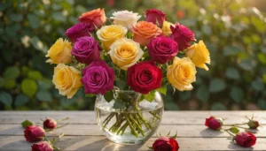 combien de temps dure une rose sans eau