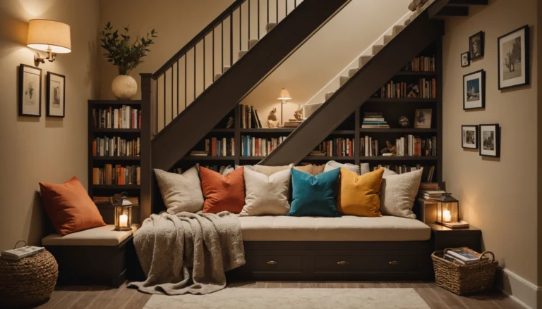 utiliser l’espace sous l’escalier