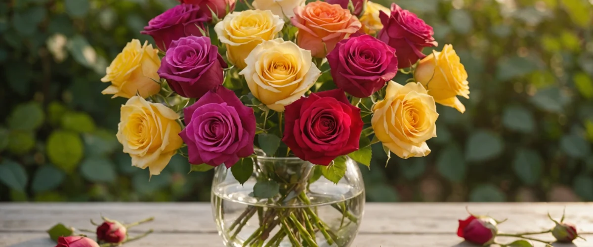 combien de temps dure une rose sans eau
