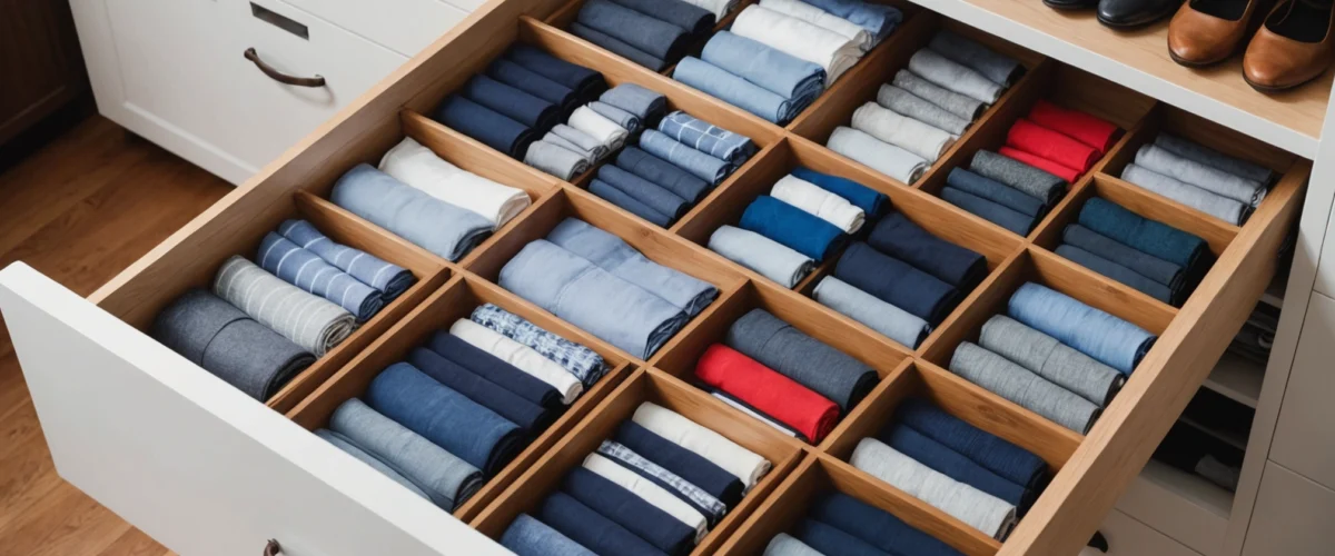 organisateur tiroir dressing
