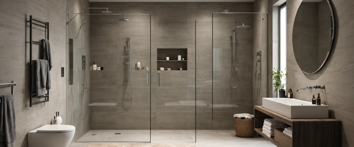 douche à l'italienne 120x90 expérience